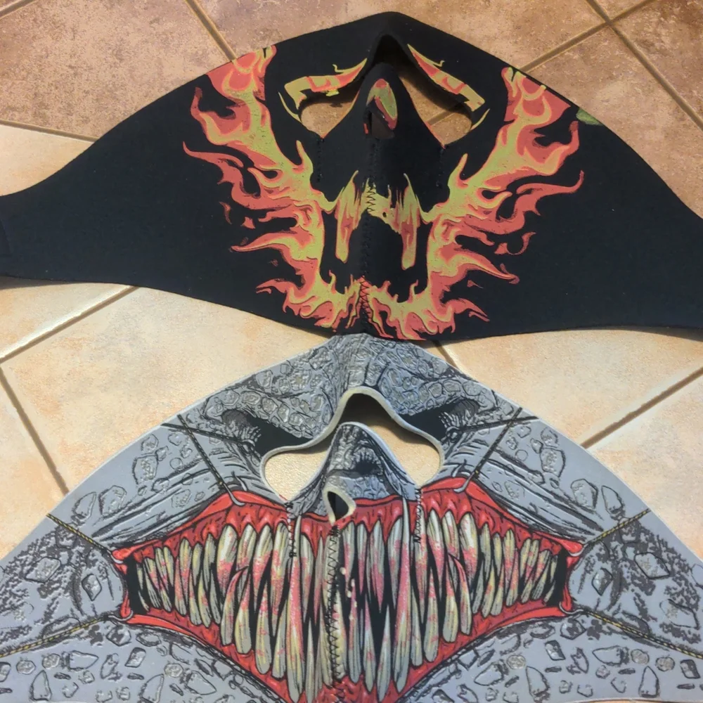 Hot leathers brand face masks